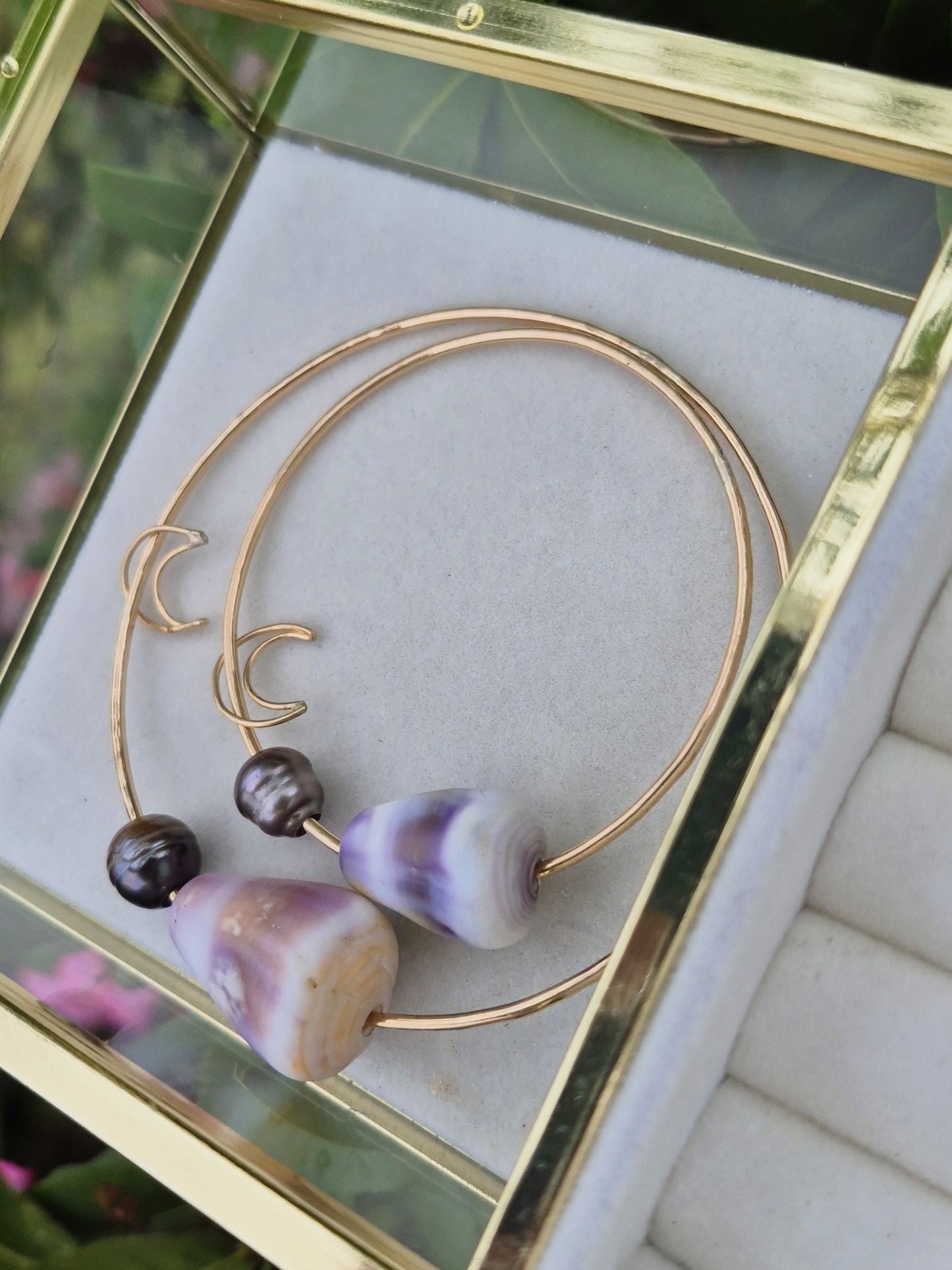 Bangle | Luna Charm | 14K Gold Filled