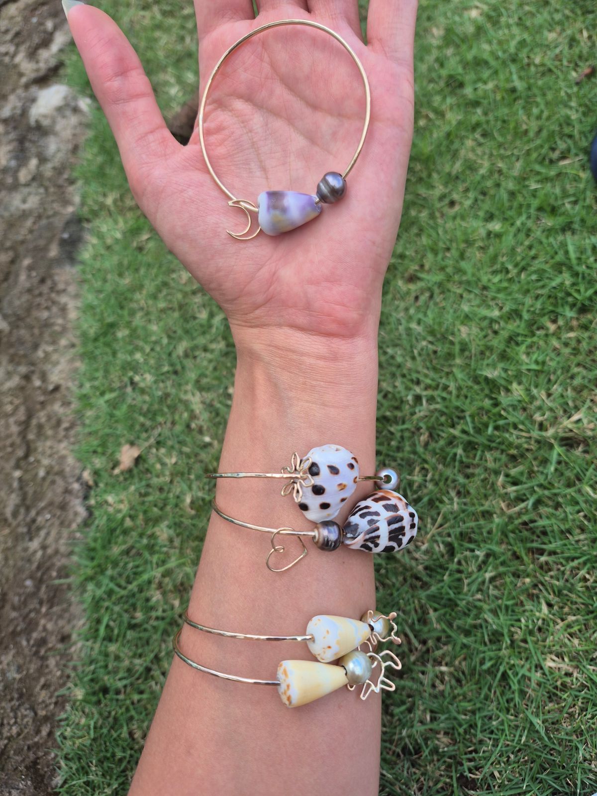Bangle | Luna Charm | 14K Gold Filled