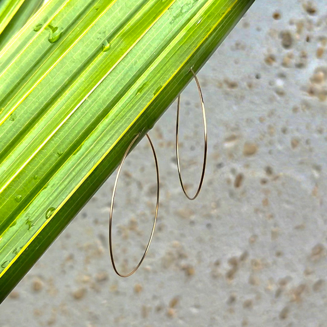 Classic Hoops                                14k Gold Filled & Sterling Silver